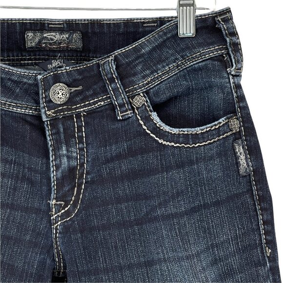 Silver Jeans Co. Womens Blue Bootcut Suki Surplus Denim Jeans Size 30X32 - Picture 3 of 8